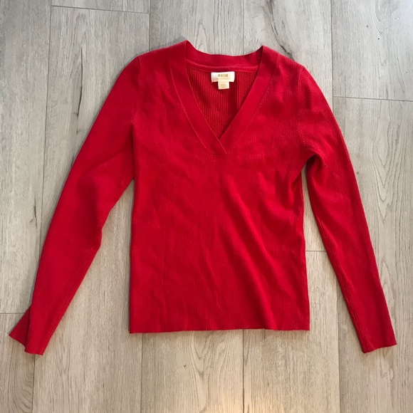 NWOT Anthro Maeve Thea Ribbed Sweater - Picture 7 of 8